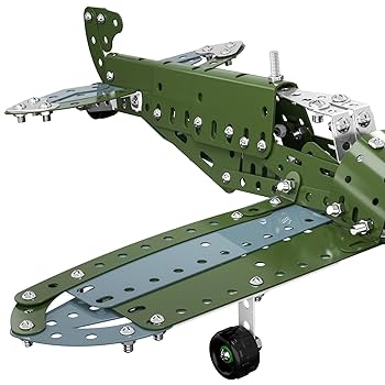 トイガン elemai48Vfan&2battery&BURTLE AIRCRAFT XL Bennol Model Airplane Building Toy Kit, 285 PCS Metal